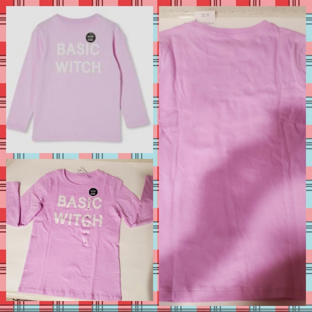 🆕️Cotton On Kids Penelope Long Sleeve Shirt Color Light Purple Size 7